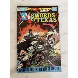 "SCOUT: SWORDS of TEXAS" Comic Book #1 - Eclipse, 1987